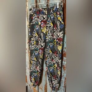 Vintage V.I.P. Graffiti Print Jogger/Cargo Pants